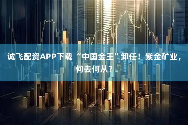 诚飞配资APP下载 “中国金王”卸任！紫金矿业，何去何从？